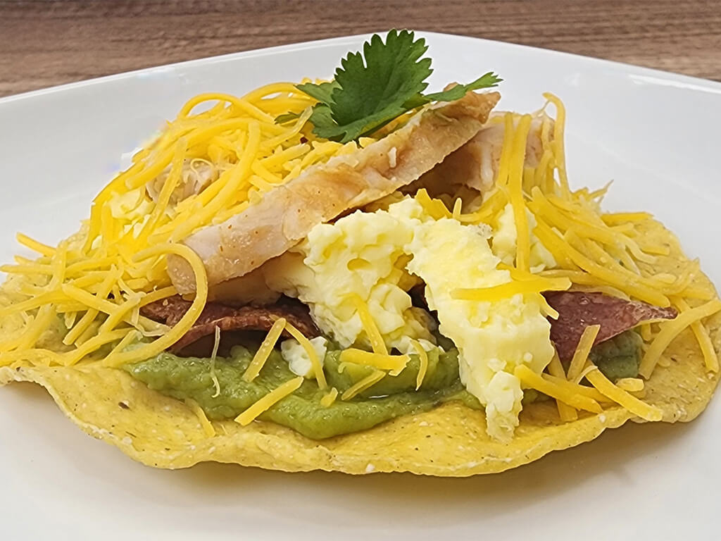 Turkey Breakfast Tostada