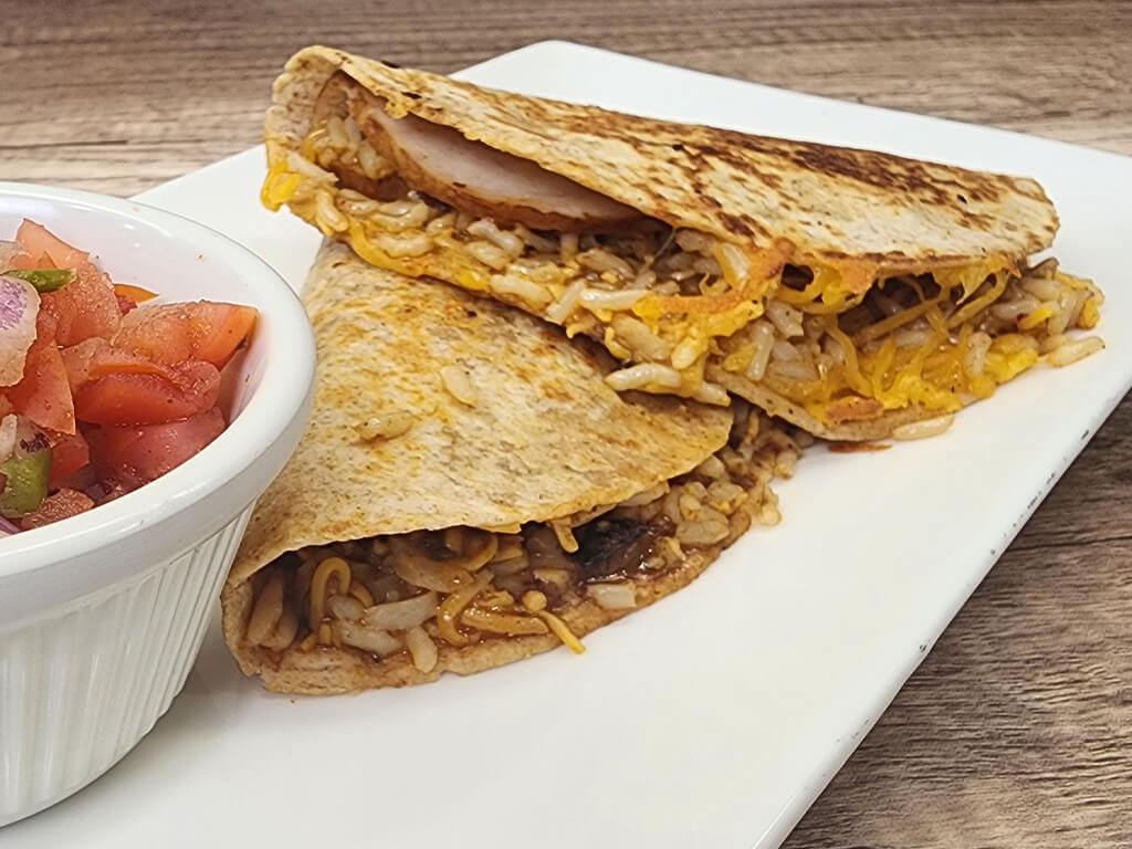 Caribbean Turkey Quesadilla