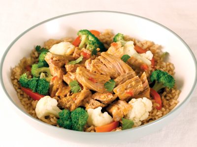 Thai Red Coconut Curry Turkey & Vegetables