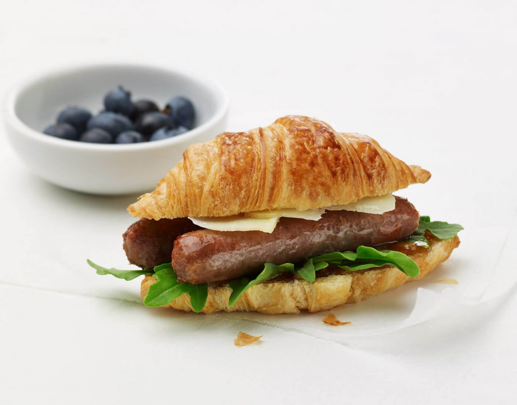 Breakfast Turkey Sausage Croissant