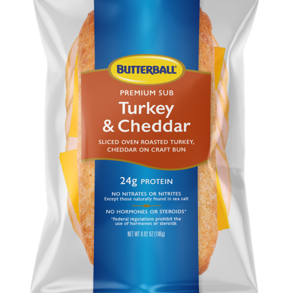 Roasted Turkey & Cheddar Cheese on Craft Bun