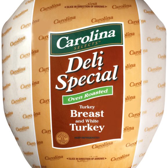 Carolina Selects Deli Special Oven Roasted Turkey Breast w/White