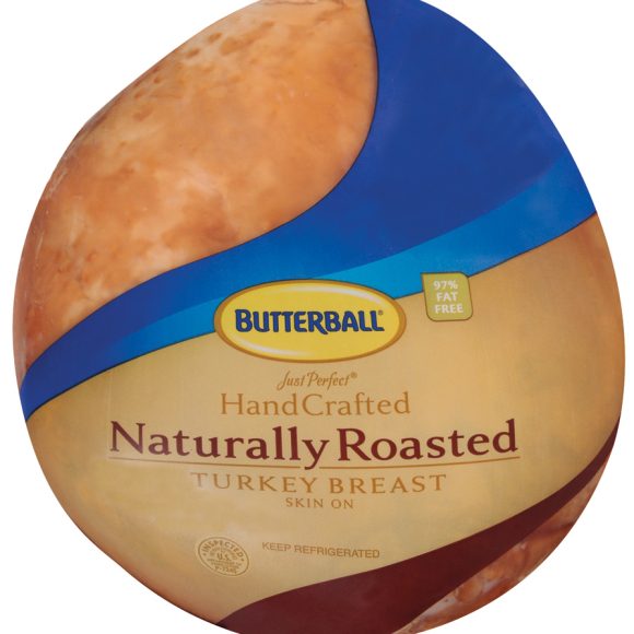 Just Perfect Handcrafted Naturally Roasted Skin-On Turkey Breast