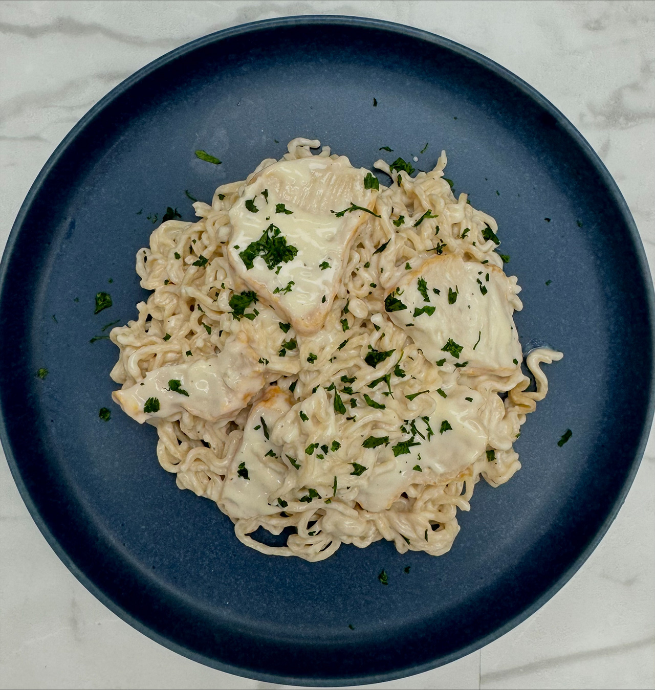 Turkey Alfredo Ramen