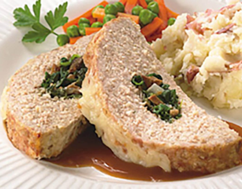 Spinach-Stuffed Turkey Meatloaf