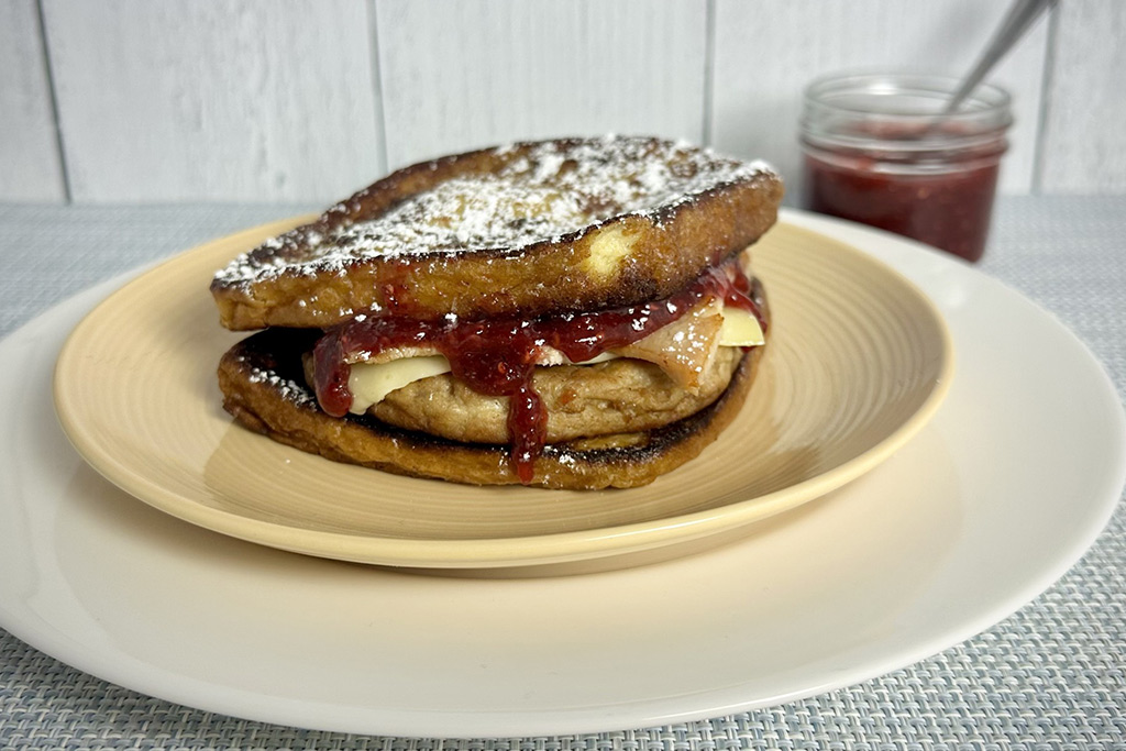 Turkey Burger Monte Cristo